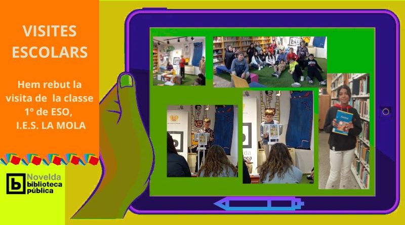 VISITA ESCOLAR A LA BIBLIOTECA DE NOVELDA