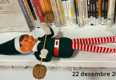 Elfo Travieso en la Biblioteca de Novelda, 22 de diciembre.