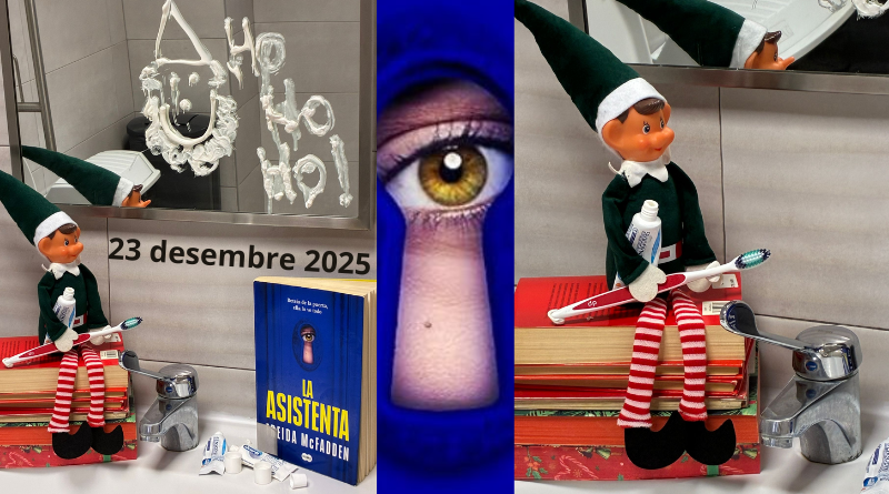 Elfo Travieso en la Biblioteca, 23 de diciembre.