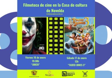 Filmoteca de cine en la Casa de cultura de Novelda Filmoteca de cine en la Casa de cultura de Novelda