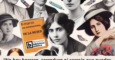 🌸 Programación «Día Internacional de la Mujer», Biblioteca Pública de Novelda 🌸