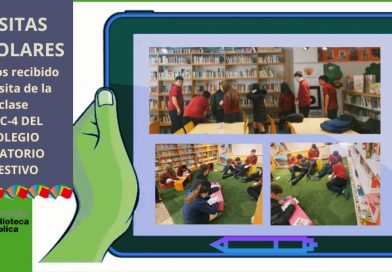 Visita escolar a la Biblioteca de la clase PR-4 colegio «Oratorio Festivo»