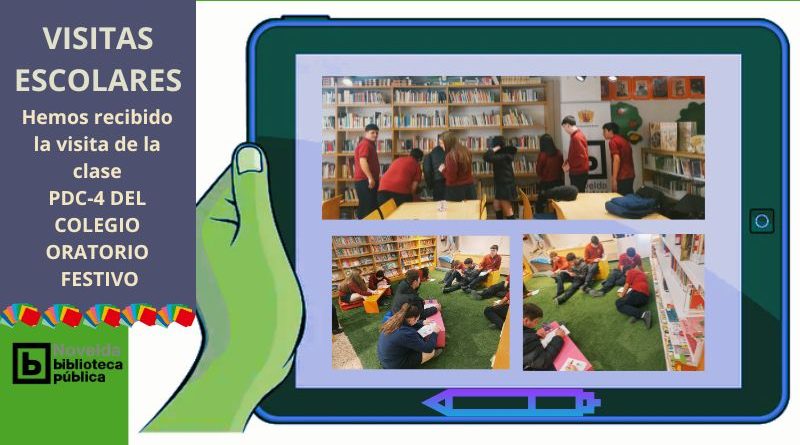 Visita escolar a la Biblioteca de la clase PR-4 colegio «Oratorio Festivo»