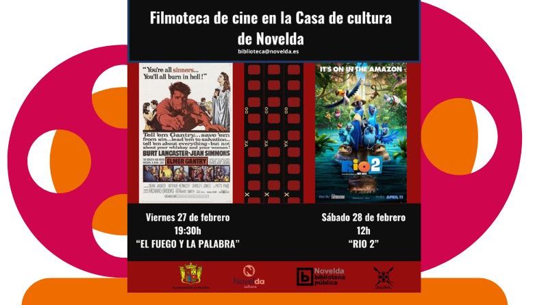 Filmoteca de cine en la Casa de cultura de Novelda
