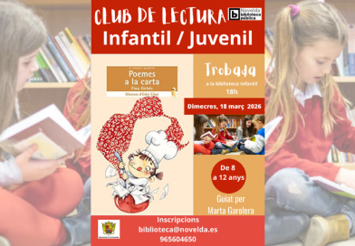 El Club de Lectura Infantil/Juvenil comneça nova lectura.