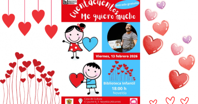 Cuentacuentos en la biblioteca Infantil/Juvenil, viernes 13 de febrero.