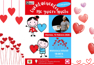 Cuentacuentos en la biblioteca Infantil/Juvenil, viernes 13 de febrero.
