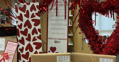 San Valentín, en la Biblioteca Pública de Novelda. San Valentín, en la Biblioteca Pública de Novelda.