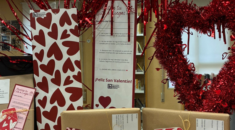 San Valentín, en la Biblioteca Pública de Novelda. San Valentín, en la Biblioteca Pública de Novelda.