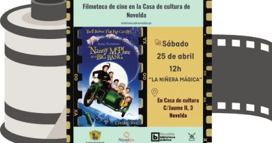 FILMOTECA DE CINE EN LA CASA DE CULTURA DE NOVELDA