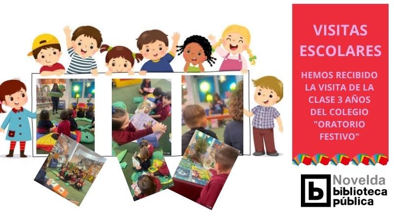 VISITA ESCOLAR A LA BIBLIOTECA DE NOVELDA