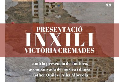 Presentació poemari «INXILI», de Victòria Cremades. 15-05-2026